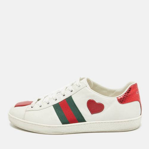 Leather Ace Low Top Sneakers Size 38 - Gucci - Modalova