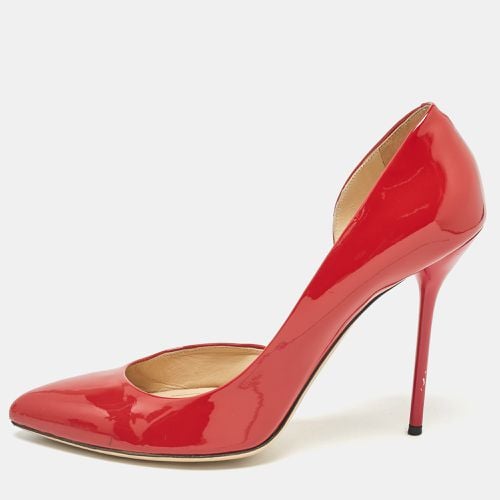 Patent Leather Pointed Toe D'orsay Pumps Size 42 - Gucci - Modalova