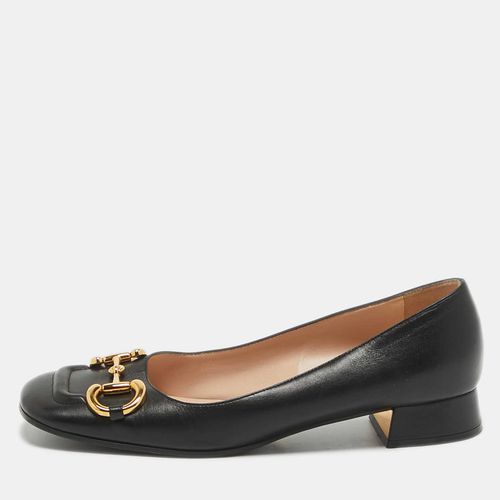 Leather Horsebit Ballet Flats Size 37.5 - Gucci - Modalova