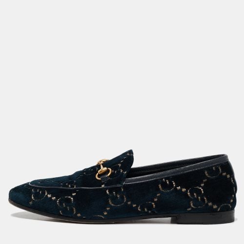 GG Velvet Jordaan Loafers Size 37.5 - Gucci - Modalova