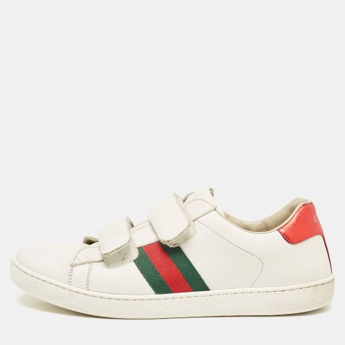 Leather Ace Low Top Sneakers Size 38 - Gucci - Modalova