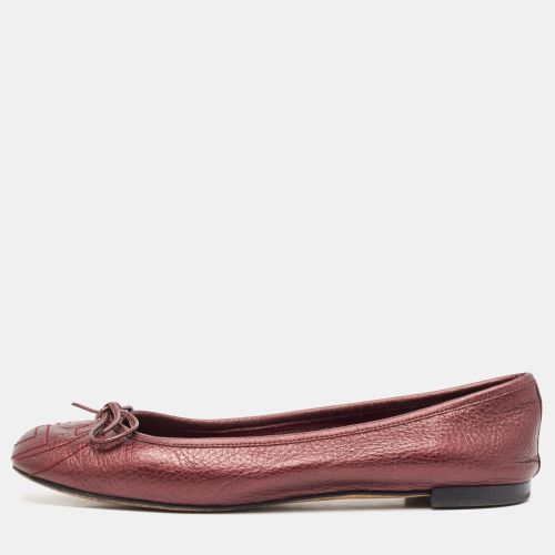 GG Leather Ballet Flats Size 38 - Gucci - Modalova