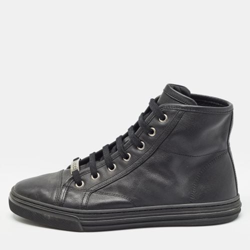 Leather GG High Top Sneakers Size 36.5 - Gucci - Modalova