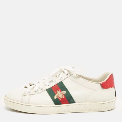 Leather Ace Low Top Sneakers Size 35.5 - Gucci - Modalova