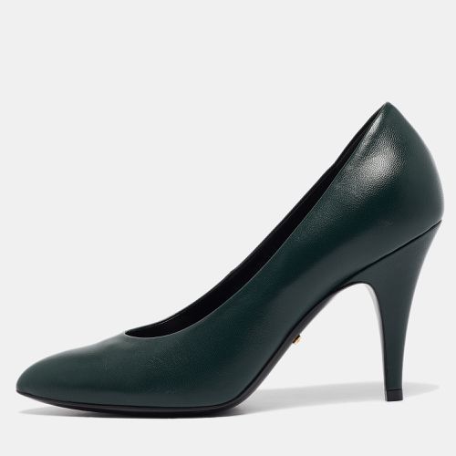 Leather Pointed Toe Pumps Size 37.5 - Gucci - Modalova