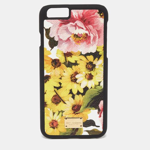 Floral Print Leather iPhone 6 Case - Dolce & Gabbana - Modalova