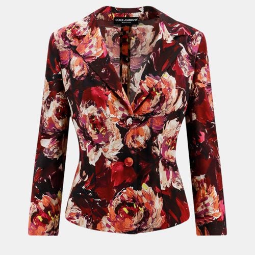 Cady Peonie Flower Print Blazer IT 46 - Dolce & Gabbana - Modalova