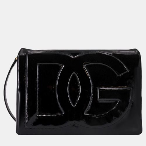 Patent Leather DG Logo Shoulder Bag - Dolce & Gabbana - Modalova