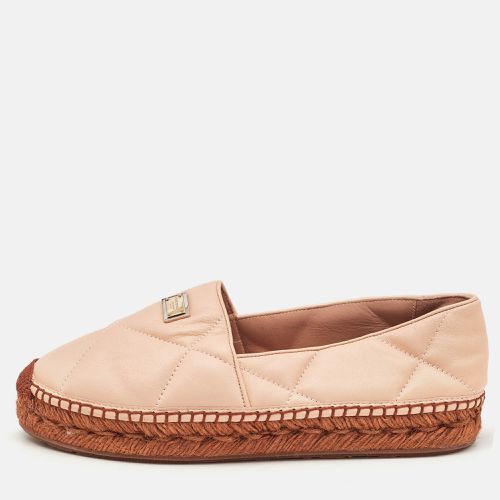 Leather Espadrille Flats Size 39 - Dolce & Gabbana - Modalova