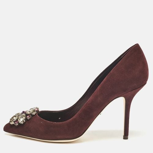 Suede Bellucci Pumps Size 38 - Dolce & Gabbana - Modalova