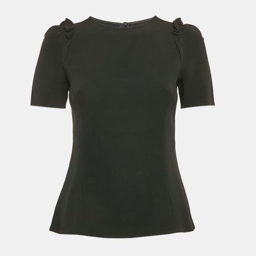 Crepe Ruffled Top S - Dolce & Gabbana - Modalova