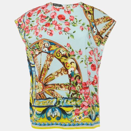 Printed Cotton Top L - Dolce & Gabbana - Modalova