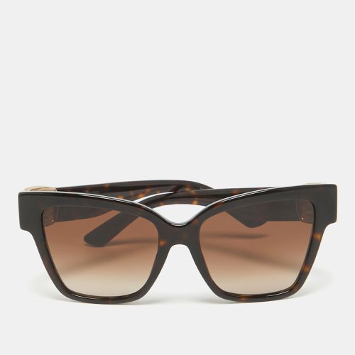 Tortoise Gradient DG4470 Logo Butterfly Sunglasses - Dolce & Gabbana - Modalova