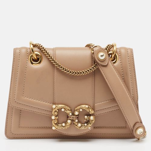 Leather DG Amore Shoulder Bag - Dolce & Gabbana - Modalova