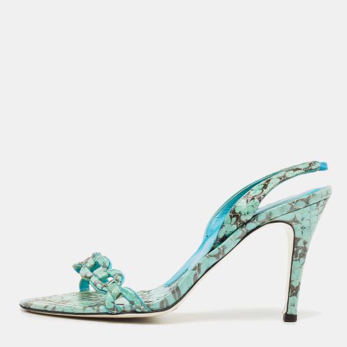 Persian Python Slingback Sandals Size 38 - Dolce & Gabbana - Modalova