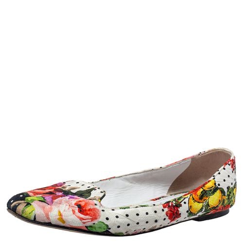 Dolce and Gabbana Floral Print Fabric Loafers Size 40 - Dolce & Gabbana - Modalova