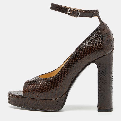 Python Block Heel Pumps Size 38 - Dolce & Gabbana - Modalova