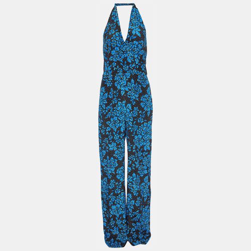 Callow Printed Silk Halter Neck Jumpsuit M - Diane Von Furstenberg - Modalova