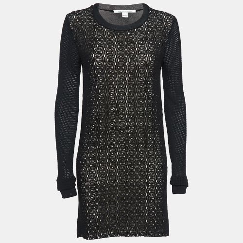 Lace & Jersey Mini Dress S - Diane Von Furstenberg - Modalova