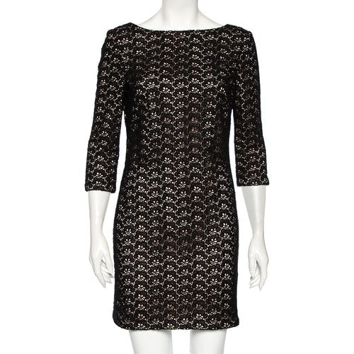 Floral Pattern Cutout Lace Dress M - Diane Von Furstenberg - Modalova