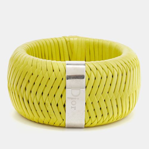 Leather Tone Extra Wide Bracelet - Dior - Modalova