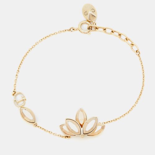 Floral Crystals Tone Bracelet - Dior - Modalova