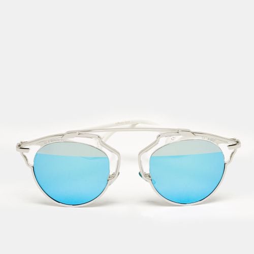 Blue Mirrored SoReal Round Sunglasses - Dior - Modalova