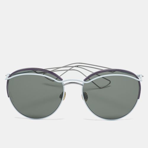 Light /Purple Round Frame Aviator Sunglasses - Dior - Modalova