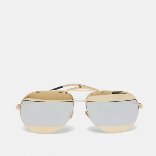 Gold Tone/ Mirrored Split 1 Aviator Sunglasses - Dior - Modalova