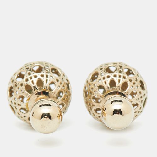 Mise En Tribales Cannage Tone Stud Earrings - Dior - Modalova