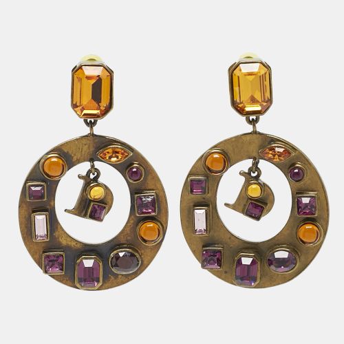 Pendientes Discos Crystals Tone Earrings - Dior - Modalova
