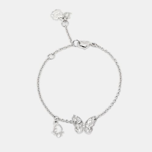 Butterfly Crystals Tone Metal Bracelet - Dior - Modalova