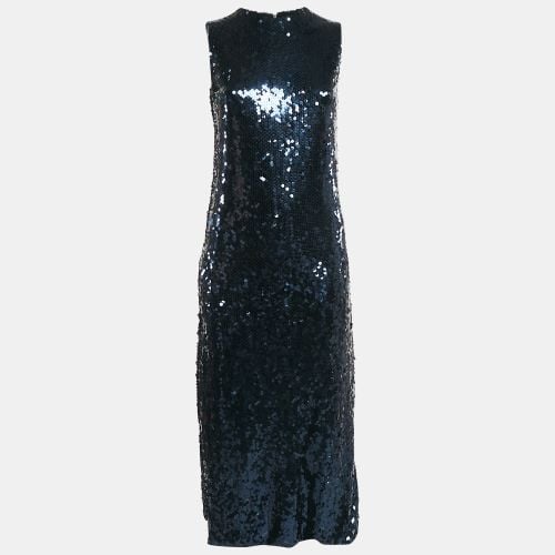 Midnight Sequin Sleeveless Midi Dress M - Dior - Modalova