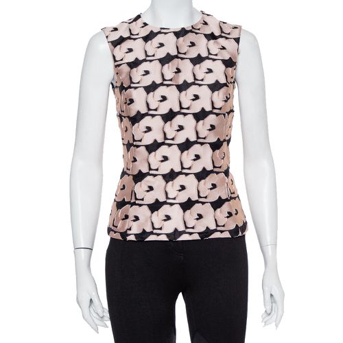 Christian Black & Jacquard Sleeveless Top M - Dior - Modalova