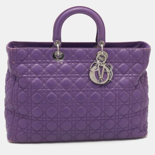 Cannage Leather Large Soft Lady Tote - Dior - Modalova