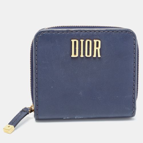 Leather D Fence Zip Wallet - Dior - Modalova