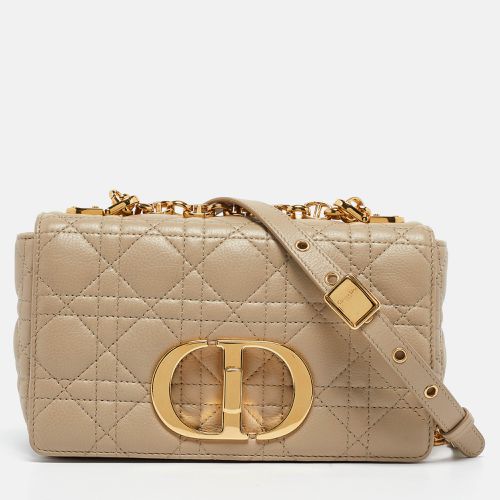 Light Cannage Leather Small Caro Shoulder Bag - Dior - Modalova