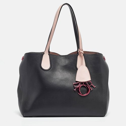 Pink Leather Small Addict Shopping Tote - Dior - Modalova