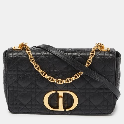 Cannage Leather Medium Caro Shoulder Bag - Dior - Modalova