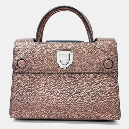 Dior Brown Leather Diorever Handbag - Dior - Modalova