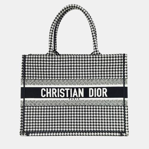 Christian /White Canvas Book Tote Bag - Dior - Modalova