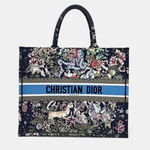 Canvas Book Tote Bag - Dior - Modalova