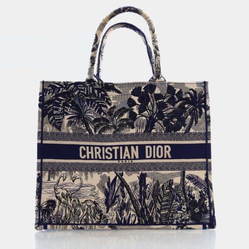 Canvas Large Book Tote Tote Bag - Dior - Modalova