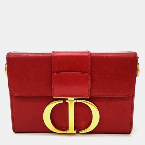 Christian Leather Montaine 30 Shoulder Bag - Dior - Modalova