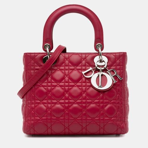 Medium Lambskin Cannage Lady - Dior - Modalova