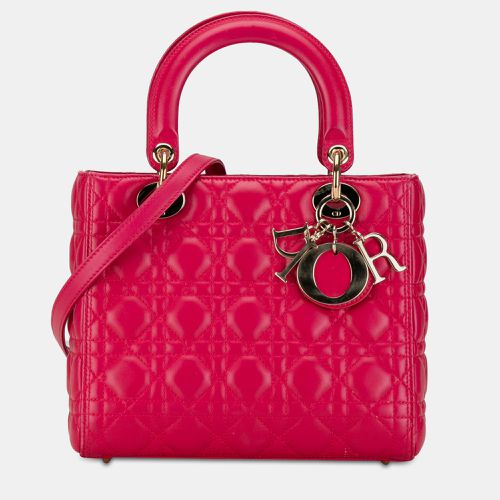 Medium Lambskin Cannage Lady - Dior - Modalova