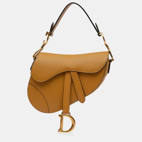 Mini Grained Calfskin Saddle Bag - Dior - Modalova