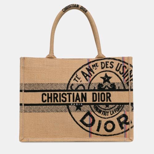 Dior Medium Jute Book Tote - Dior - Modalova