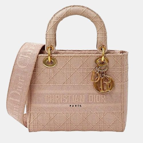 Canvas Lady D-Lite Medium Tote Bag - Dior - Modalova