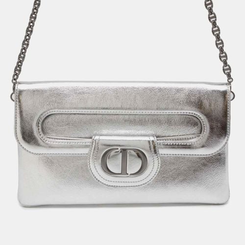 Leather double Clutch Bag - Dior - Modalova